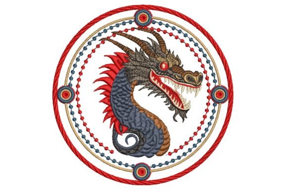 Blue Chinese Dragon in Frame: A Designer’s Review