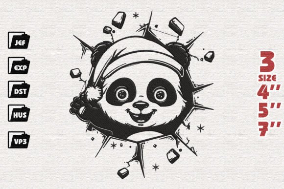 Cute Panda Through the Wall: A Holiday Design Review
