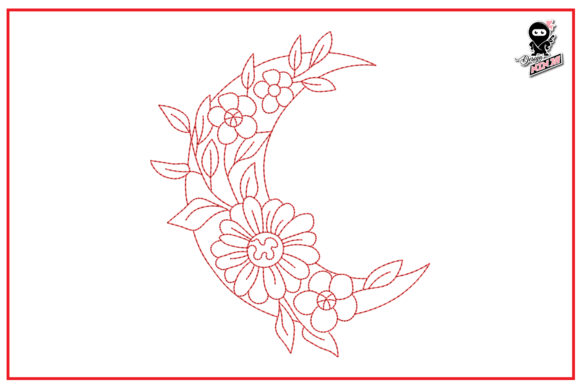 Floral Moon Redwork: A Designer’s Review