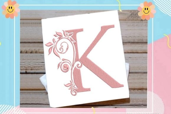 K Beautiful Monogram Letter: A Holiday Design Review