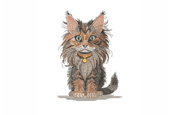 Maine Coon Cat: A Seasonal Embroidery Review
