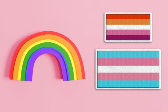 Review: 5 Color Striped Pride Flag ITH Feltie
