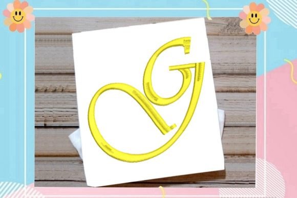 Reviewing Beautiful Monogram G Letter for Embroidery