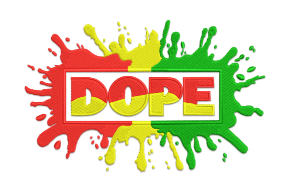 Reviewing Dope: A Bold Embroidery Choice for Craft Fairs
