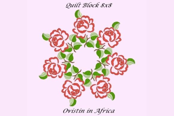 Reviewing Elegant Roses Applique Quilt Block Set