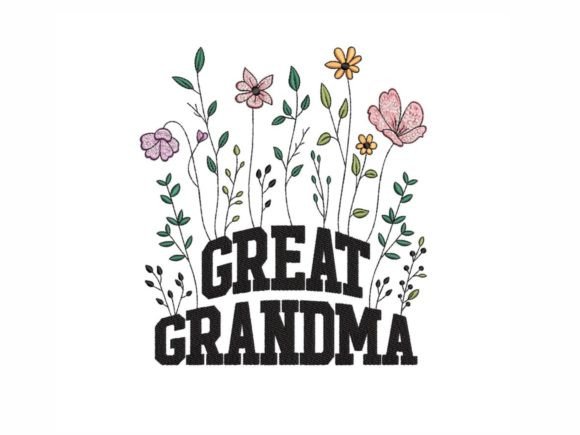 Reviewing the Great Grandma Embroidery Design